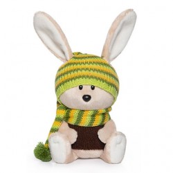 Заяц Антошка в шапочке и свитере, 15 см, Budi Basa LE15-051