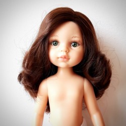 Кукла Кэрол б/о, 32 см - волнистые волосы, без челки, глаза зелёные, Paola Reina (143-14779) 14779
