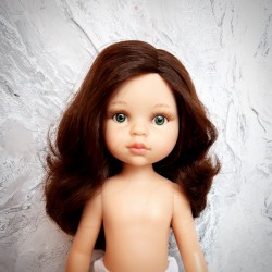 Кукла Кэрол б/о, 32 см - волнистые волосы, без челки, глаза зелёные, Paola Reina (159-14779) 14779