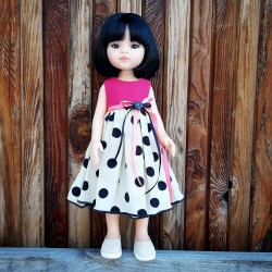 Платье для кукол Paola Reina 32 см, ручная работа 