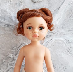 Кукла Кристи б/о, 32 см - без челки, два пучка, глаза зеленые, Paola Reina (176-14442) 14442