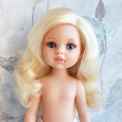 Кукла Клаудия б/о, 32 см - волнистые волосы, без челки, глаза синие, боковой пробор, Paola Reina (186-14771) 14771